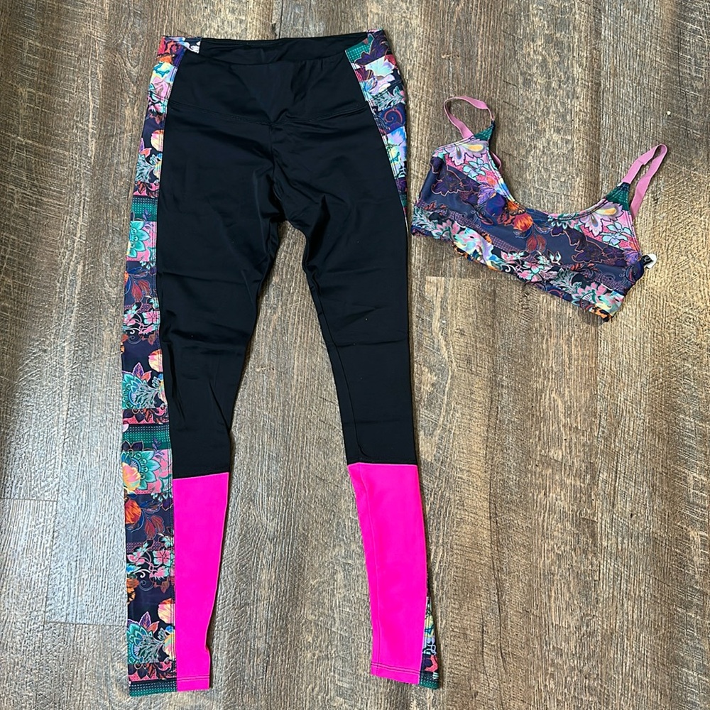 Onzie Yoga Leggings and Top set